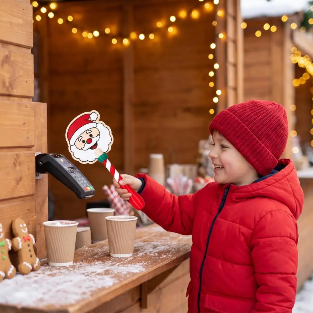 Holiday Gift for Kids Christmas Tap to Pay Wand 3d Printed Contactless Credit Card Holder Nfc Checkout Accessory for Debit