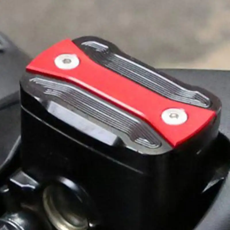 Couvercle de réservoir d'huile de frein de moto, alliage d'aluminium, bouchon d'huile de remplacement, protecteur précieux, frein de moto, pompe de moto, protection d'huile, scanner