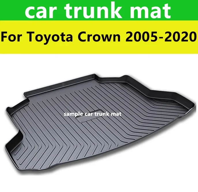 

Коврики в багажник автомобиля для Toyota Crown 2005-2020, водонепроницаемая подушка для защиты от царапин, подушка для хранения из ТПЭ