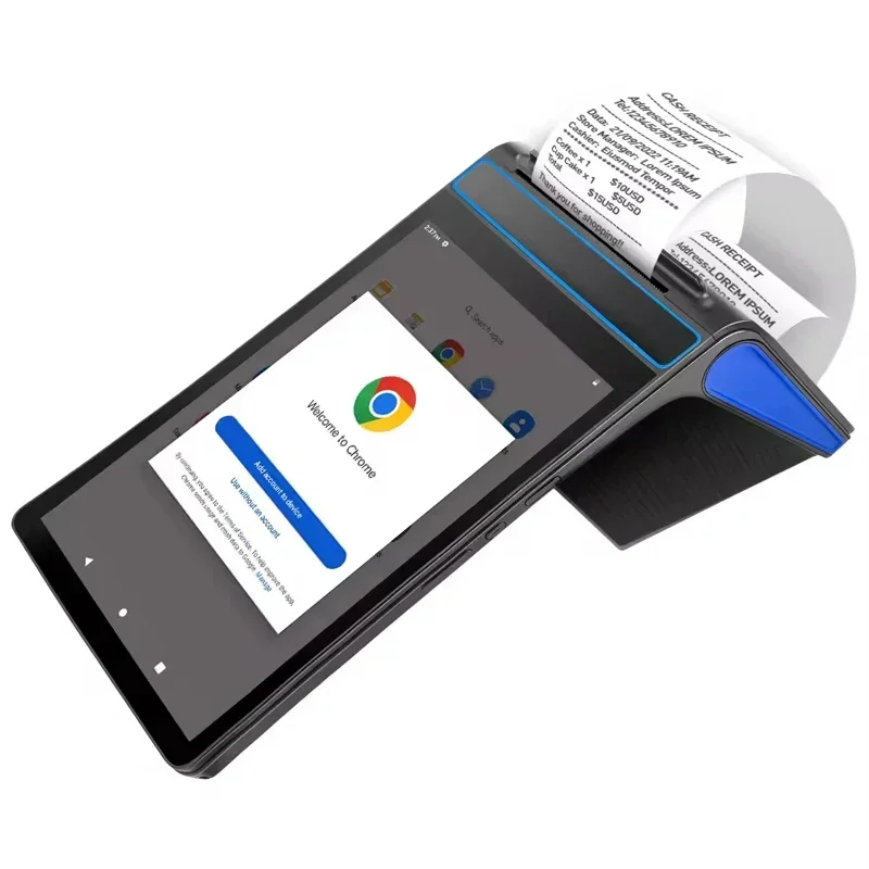 

NB80 NB80R 8 Inch High Resolution and Clear Touch Screen Handheld Pos Terminals 80mm Receipt Pos Terminal