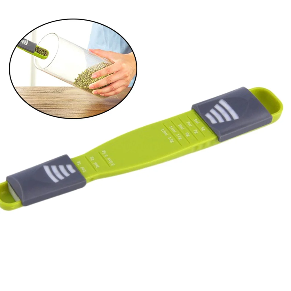 

3Pcs Adjustable Double Ends Measuring Spoons Creative Multifunctional Metering Spoons for Kitchen Baking Cooking