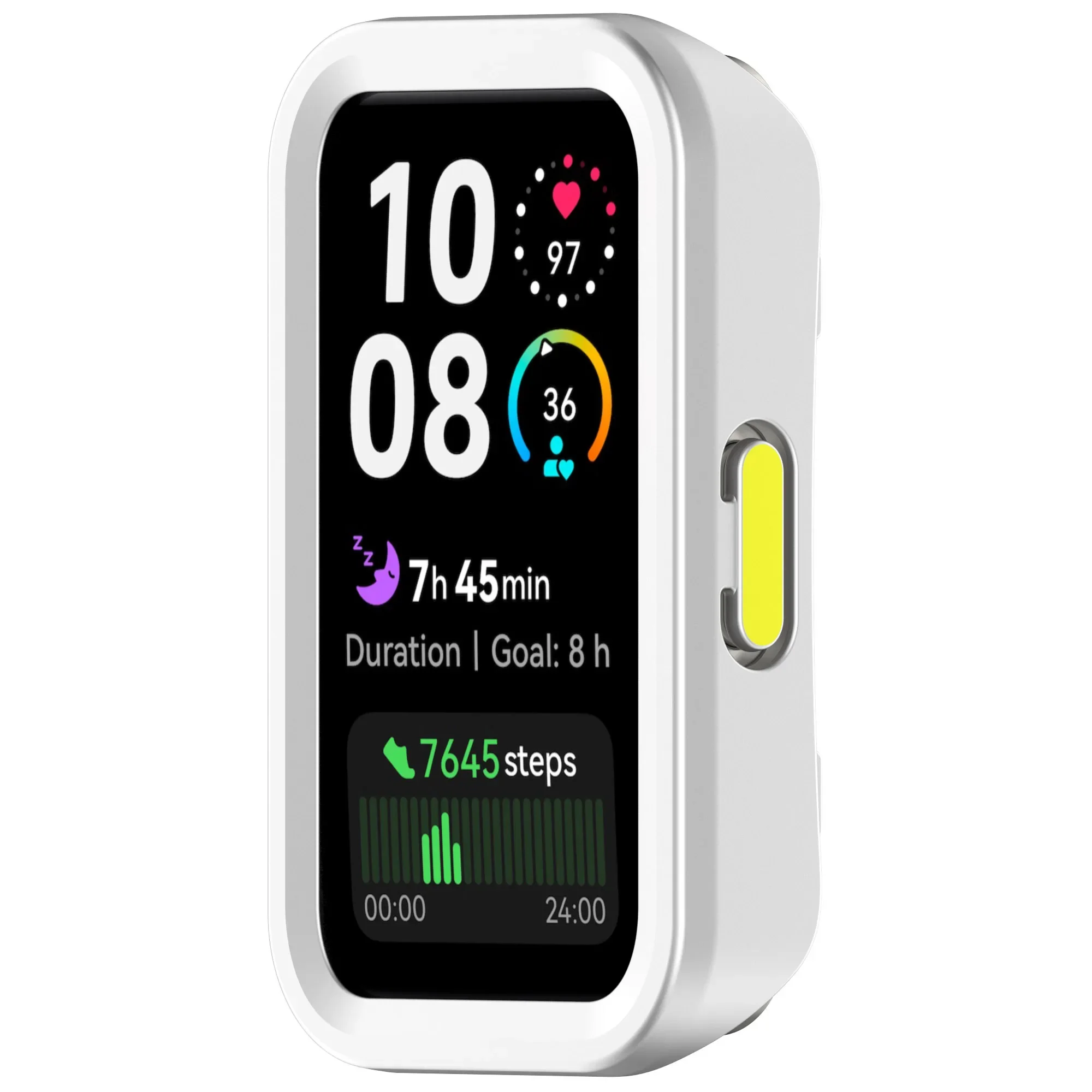 Case For HUAWEI Band 10/9/8 PC Bumper Half Protective Case Scratch Resistant Protective Frame Edge Cover