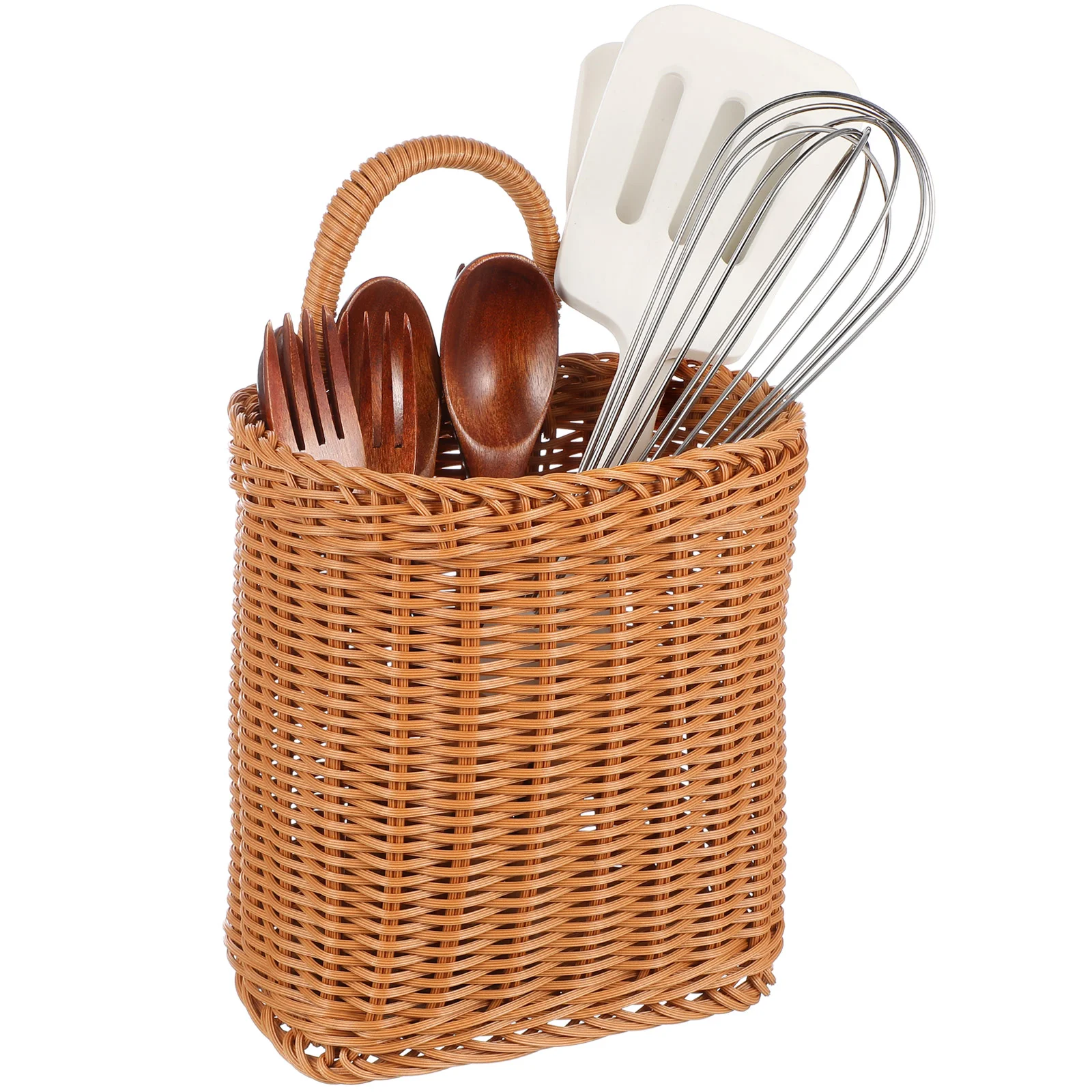Wicker Storage Basket Kitchenware Hanging Rattan Sundries Egg Bucket Home Supplies Shopping