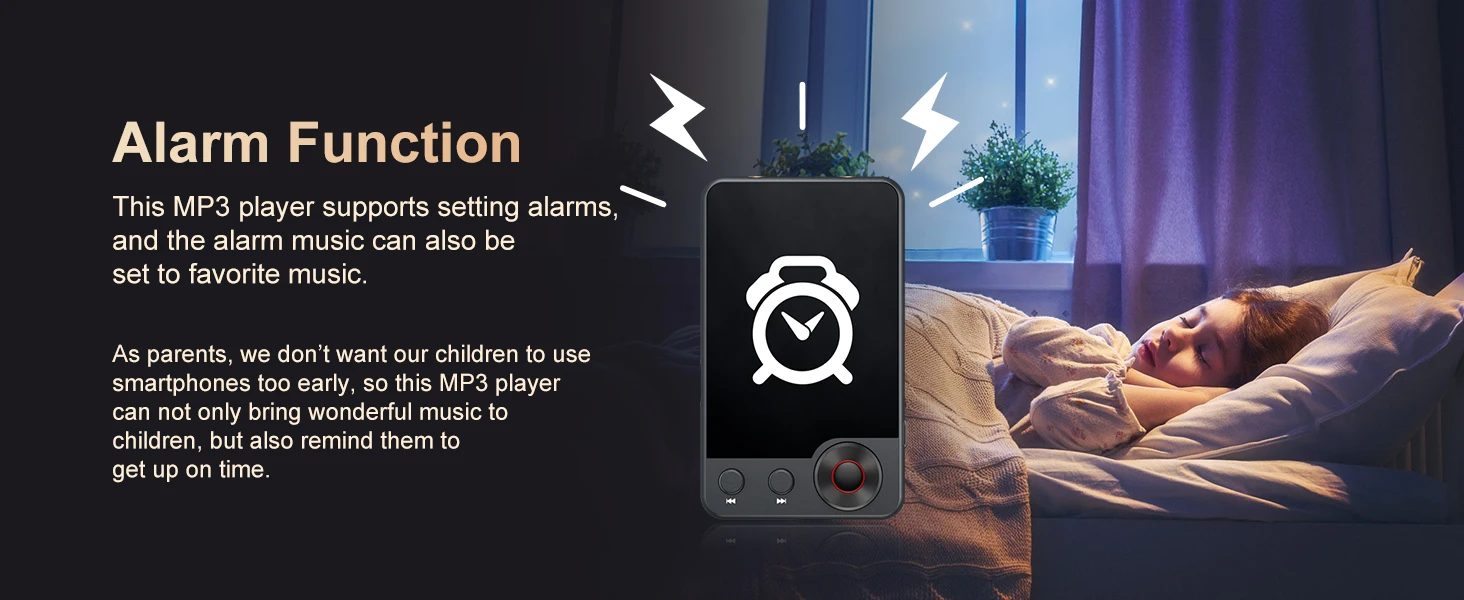 128GB MP3 player (with Bluetooth 5.3), 2.4’ portable full touchscreen music player (with speakers and Micro SD card slot)