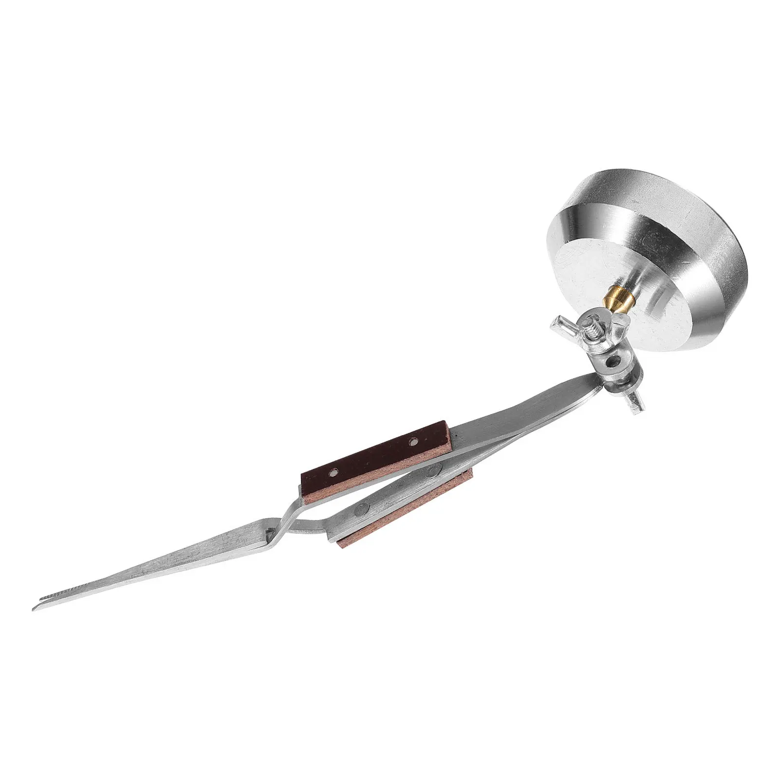 

Desktop Third Hand Rebound Clip Tweezer Heavy Duty Carbon Steel Jewelry Making Soldering Welding Tool Precision Non-Slip Clamp