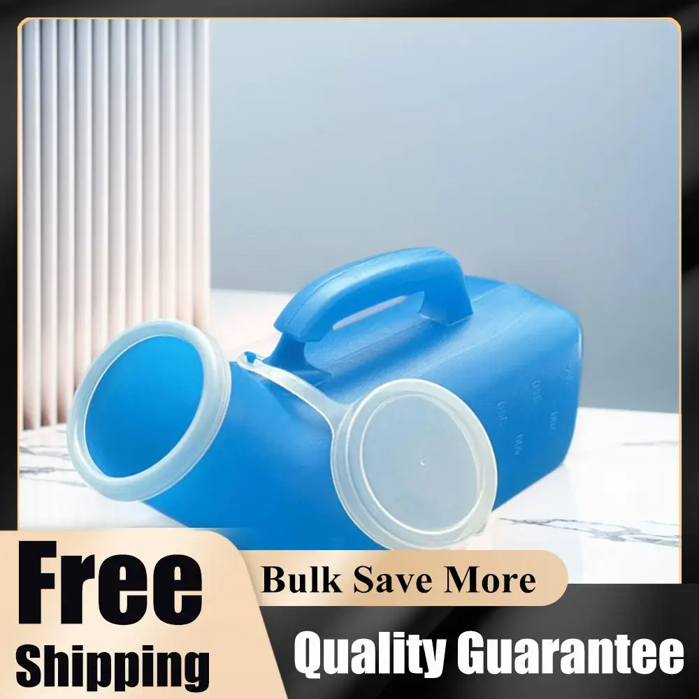 1200ml Urinals for Men Spill Proof Pee Container Plastic Urine Bottle with Lid for Car Elderly and Incontinence