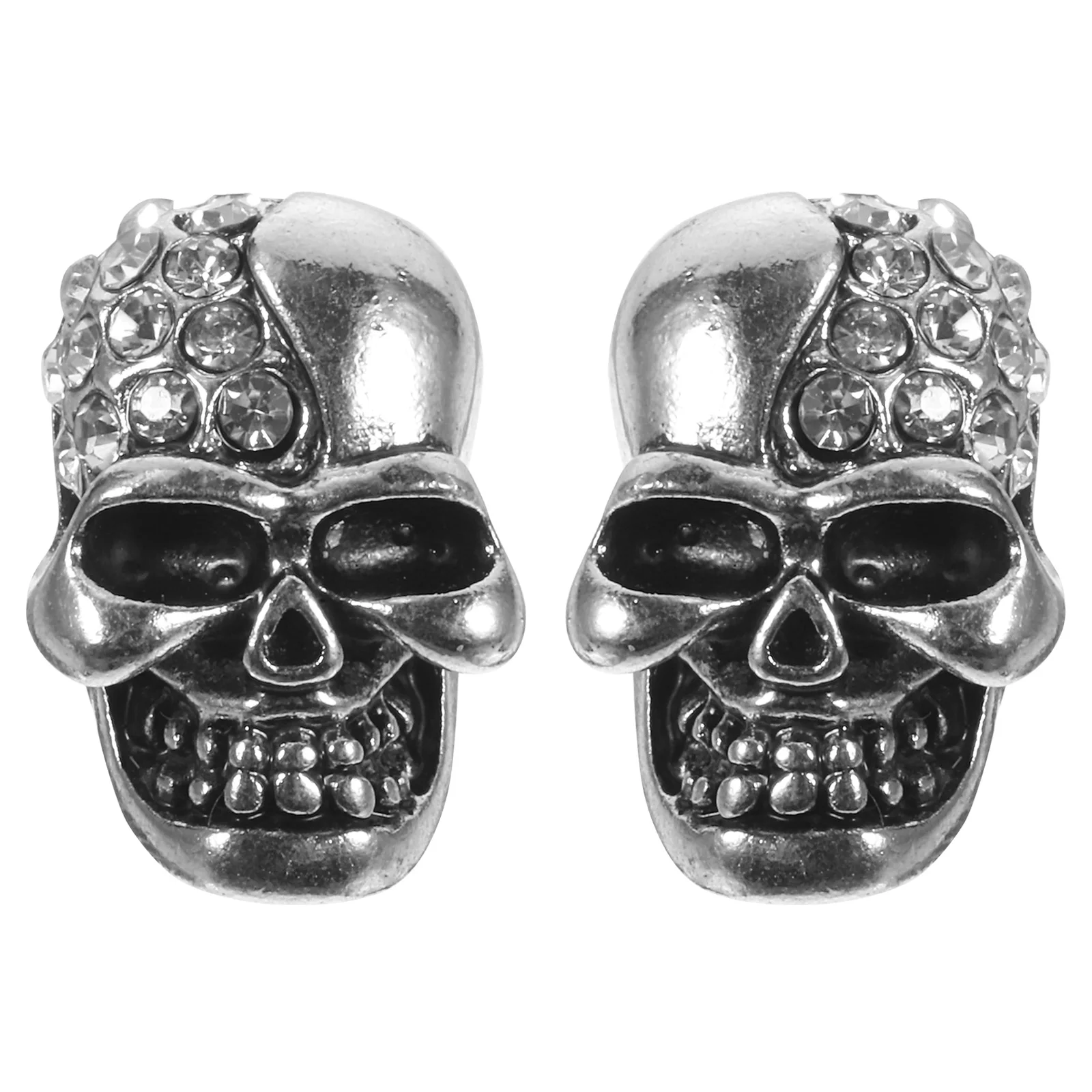 

Earrings Halloween Fashion Dangler Crystal Rhinestone Decorated Supplies Horror Everyday Wear