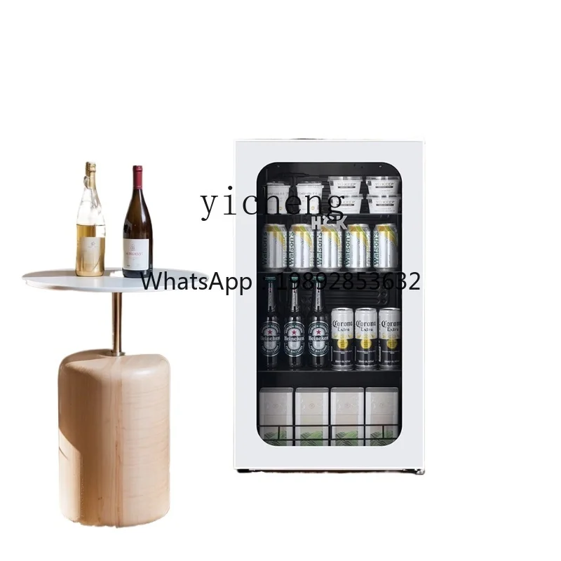 ZS  Home Living Room Small Slim Refrigerated Office Beverage Internet celebrity Refrigerator