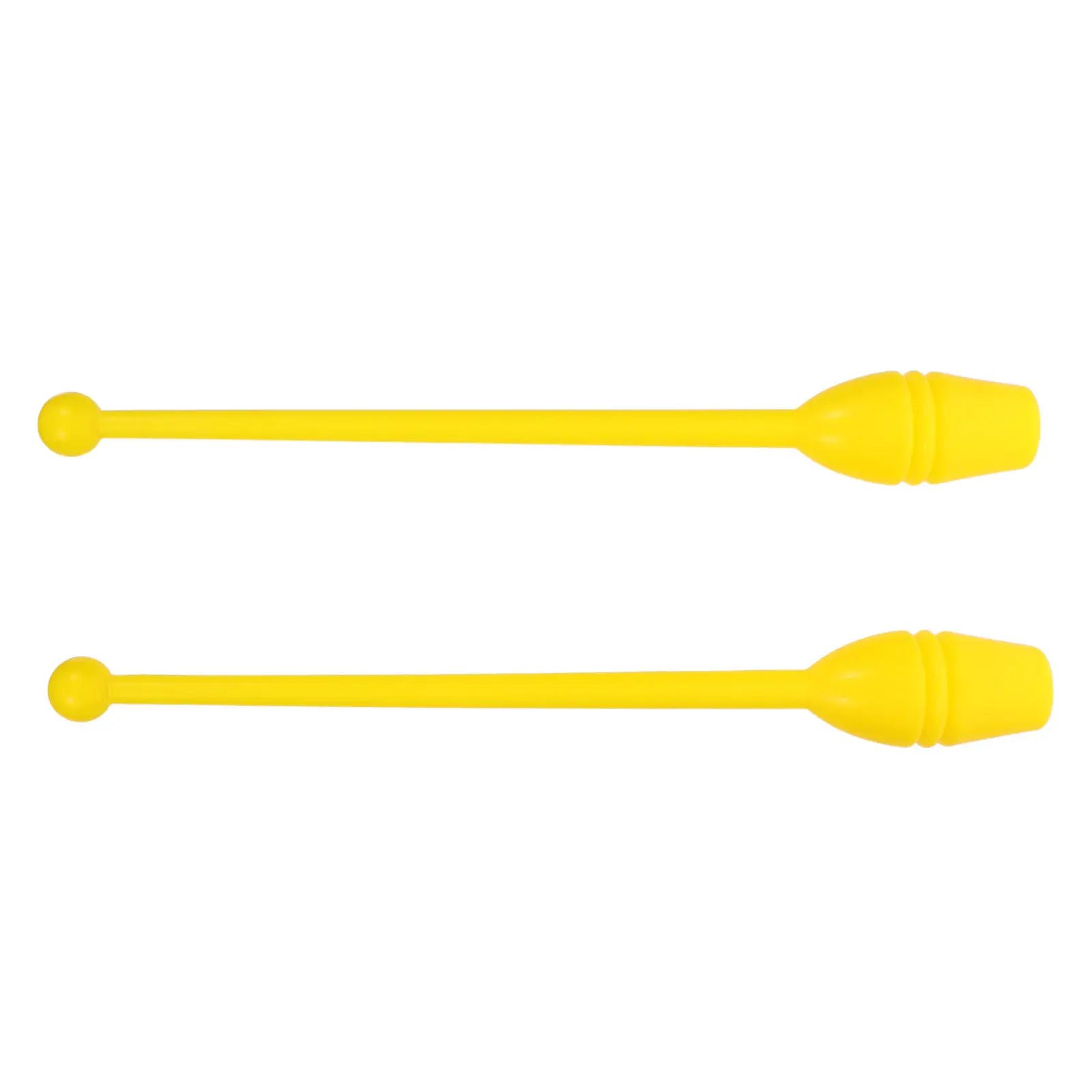 2Pcs Rhythmic Gymnastics Sticks Clubs for Toddlers Kids Adults Artistic Dance Equipment Gymnastics Training Wand Family Fitness