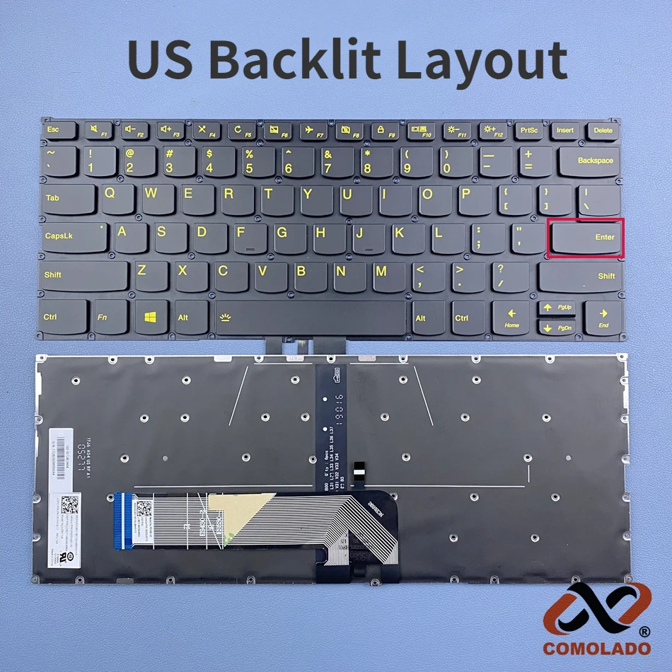 

UK US Backlit Keyboard For Lenovo FLEX-14API FLEX-14IML FLEX-14IWL Flex6-14ARR 6-14-14-14-14 ARR 6-14-14 14IKB Series