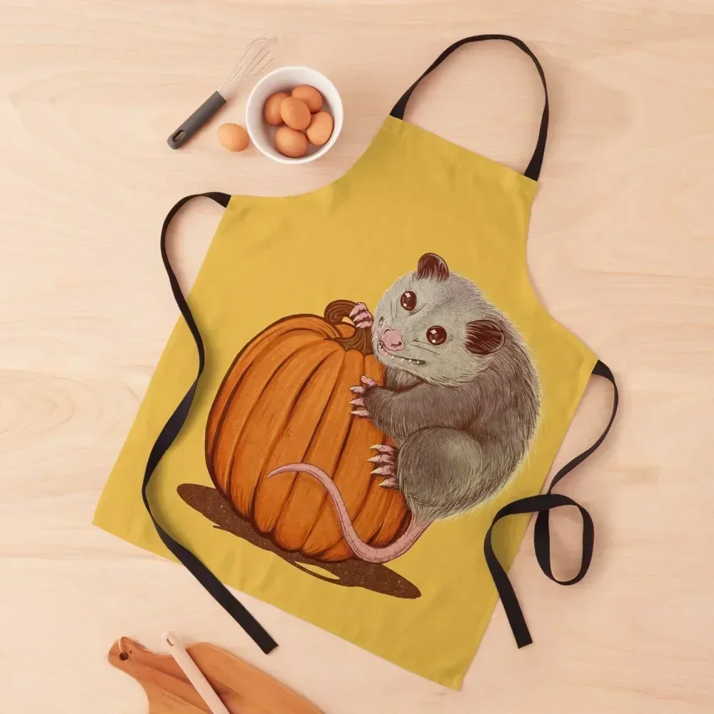 

Pumpkin Possum Apron men For Hairdresser restaurant accessories kitchen girl Apron