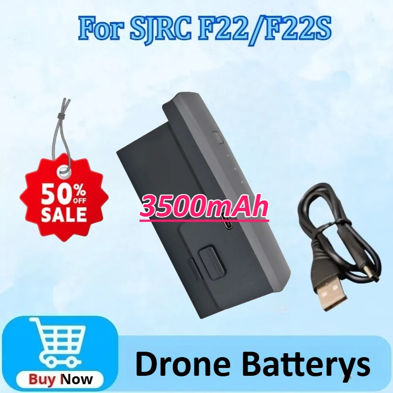 

11.1V 3500mAh Battery Propeller RC Drone Battery for SJRC F22 for F22/F22S 4K PRO 5G Wifi GPS RC Drone Accessaries Spare Parts