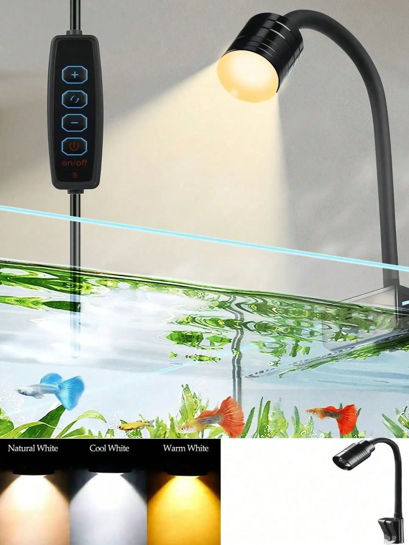 USB aquarium lights, Zoom South American spotlights, goldfish tank clip-on lights, aquarium landscaping lights, 5V aquarium