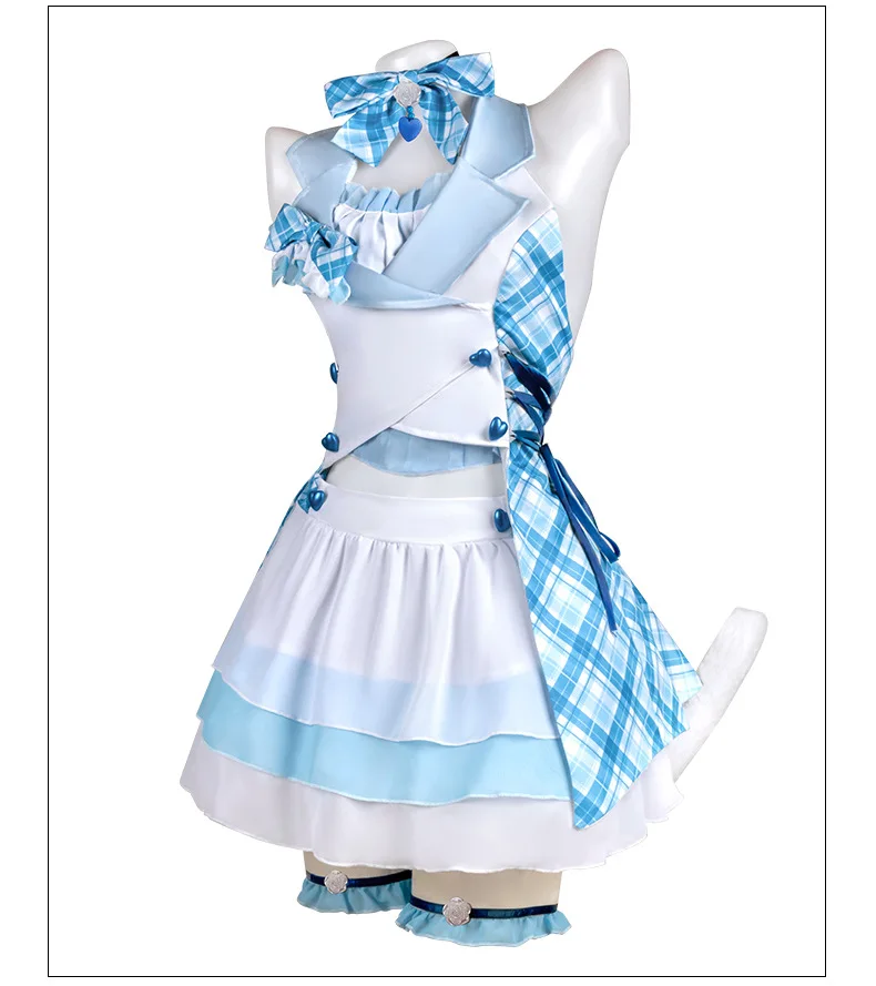 أنيمي لعبة Nekopara الفانيليا الشوكولاته تأثيري حلي Nekomimi الجنة الطباعة خادمة الملابس امرأة مثير Kawaii كرنفال البدلة