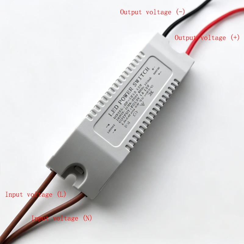 AC85-265V Conversion DC12V LED Power Supply 12W 1A Transformer Switch Driver for CCTV LED Strip Light