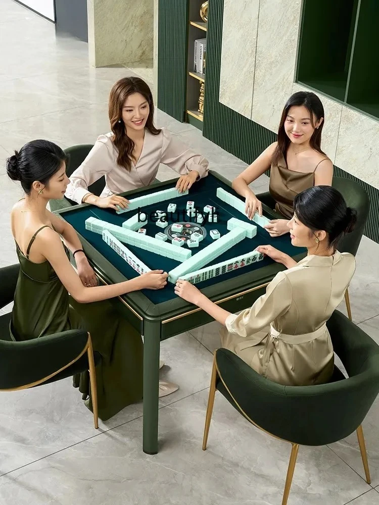 Automatic mahjong table New dining table Low noise Durable foldable electric mahjong machine