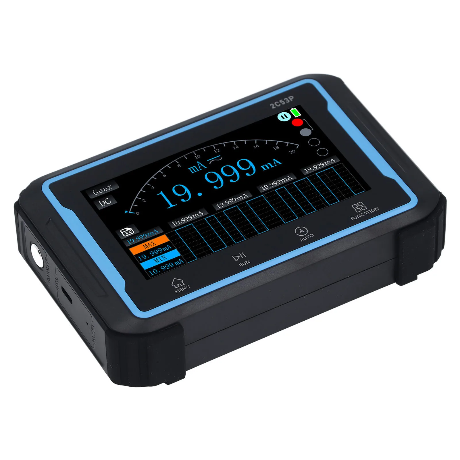 Osciloscópio multímetro dds gerador backlit ajustável brilho 250msa/s taxa de amostragem osciloscópio multímetro para a escola