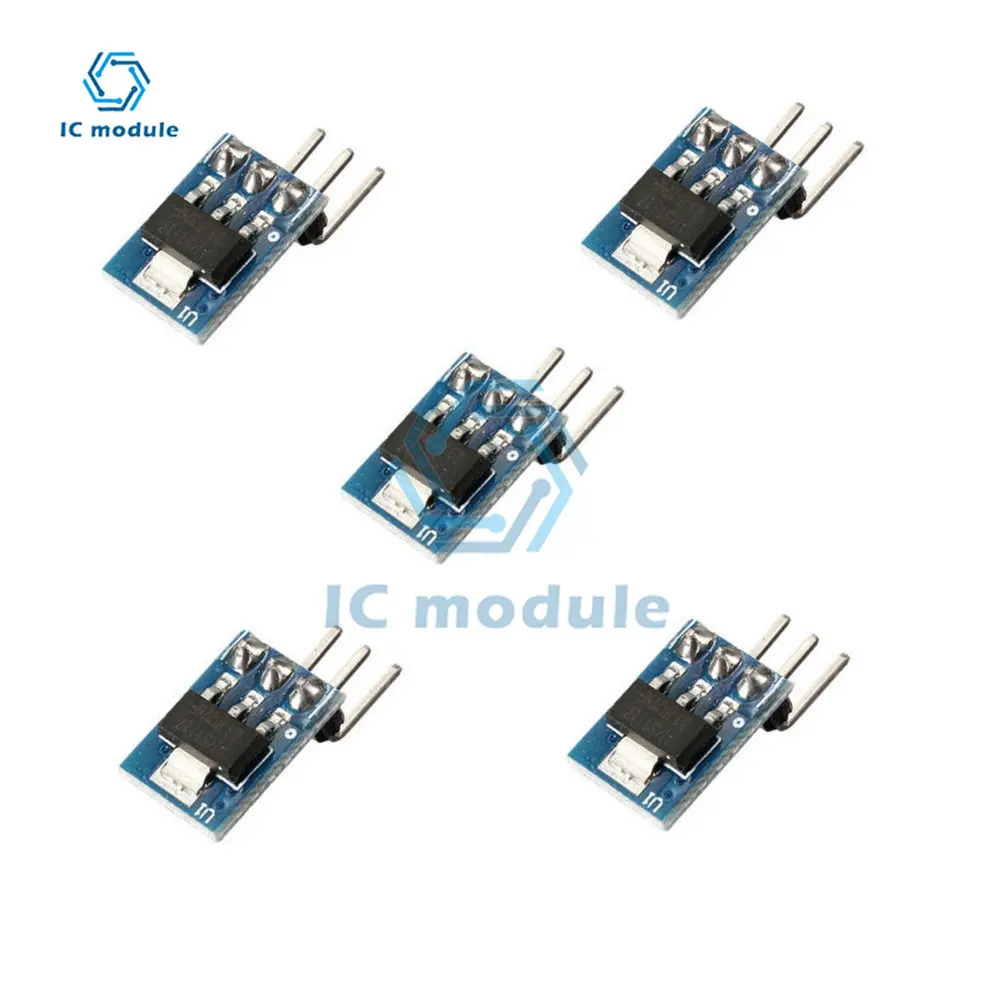 5 шт./лот AMS1117-3,3 регулятор напряжения постоянного тока, понижающий преобразователь, модуль питания 4,75-12 В до 3,3 В 800 мА