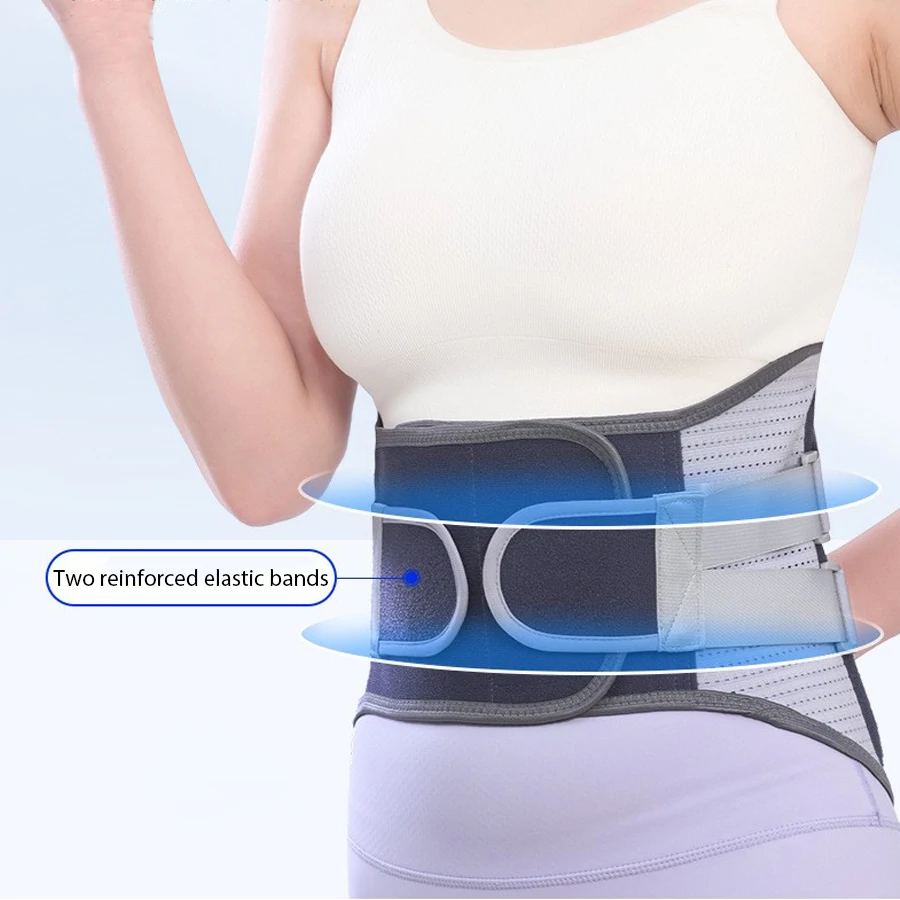 Back Brace for Lower Back Pain Relief from Herniated Disc,Ergonomic Adjustable Breathable Lumbar Support Belt for Women & Men