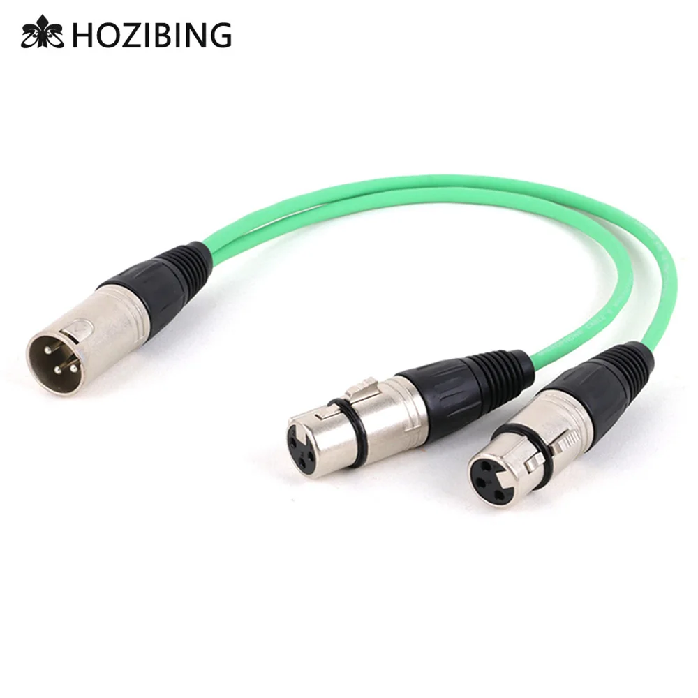 

XLR Cable Male To Female M/F 3Pin OFC Audio Cable Foil+Braided Shielded For Microphone Mixer Amplifier