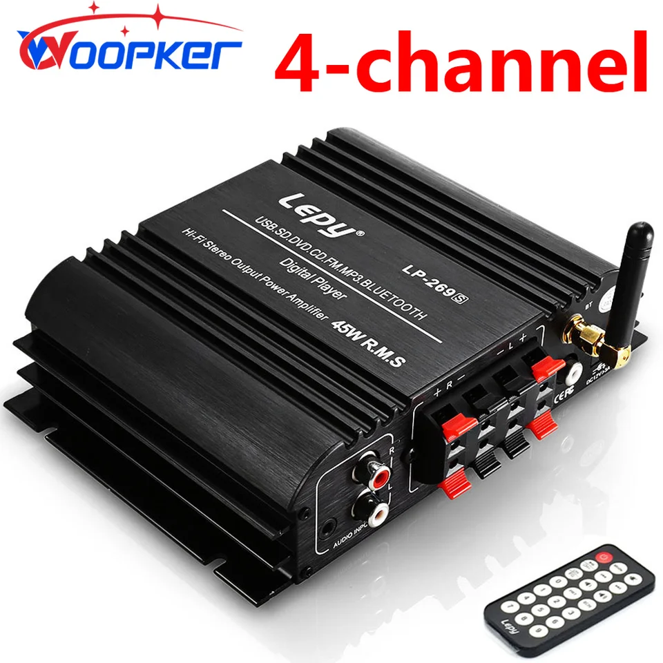 4-Channel Bluetooth HiFi Amplifier 45W LEPY LP-269S