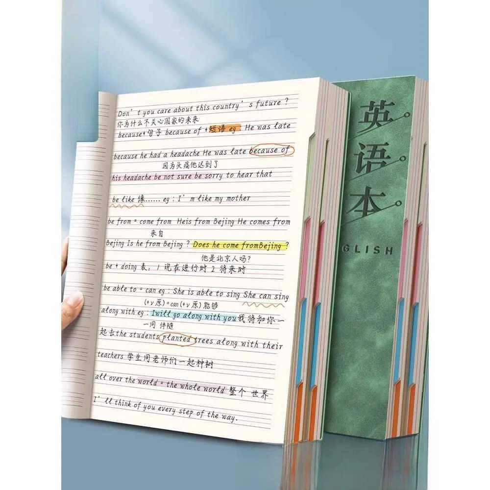 thickened-university-level-english-notebook-simple-ins-style-cute-word-exercise-book-four-line-three-grids-middle-school-high