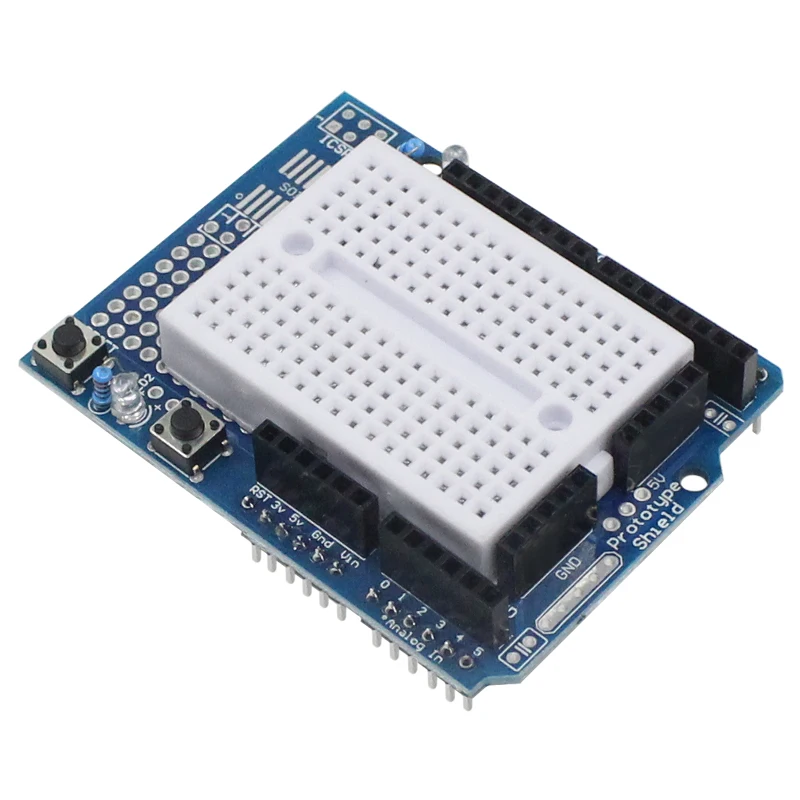 Arduino UNO R3 Proto Shield Expansion Board for Robot Learning and Breadboard Projects