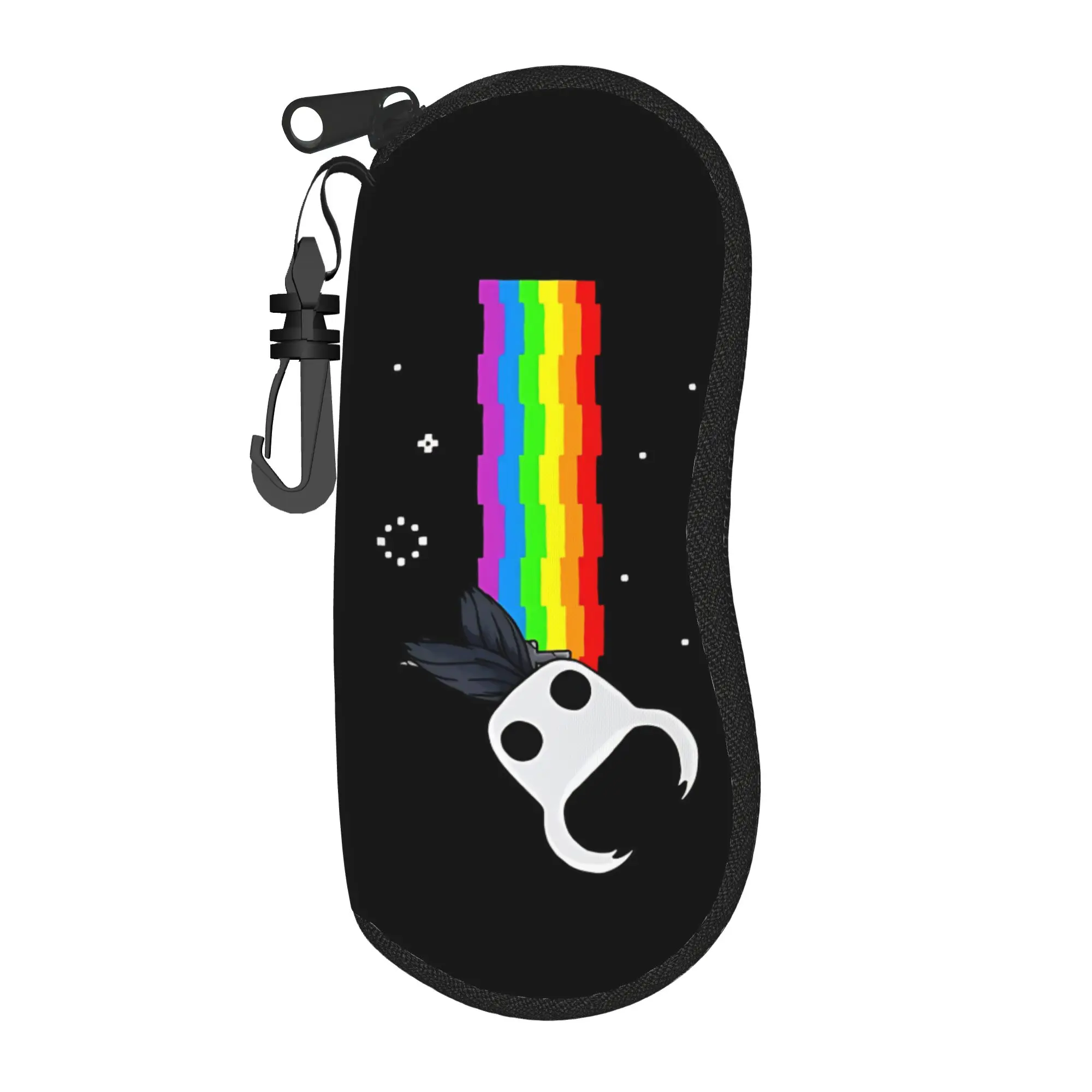 Hollow Knight Rainbow Cat Glasses Case Men Women Travel Box  Eyewear Storage Box Ins Eyeglasses Box