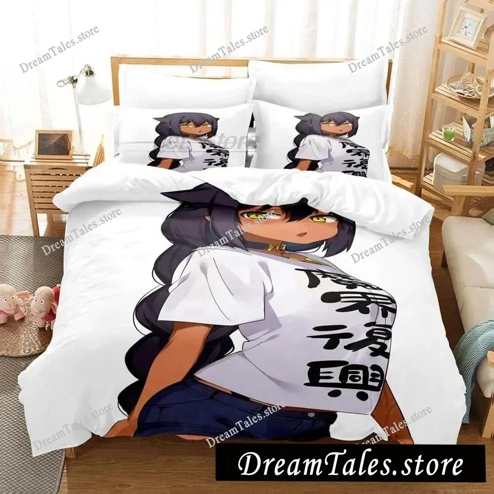 The Great Jahy Will Not Be Defeated!  Bedding Set Cartoon Anime Set Adult Kid Bedroom Duvet Cover Sets 3D Print Kawaii Anime