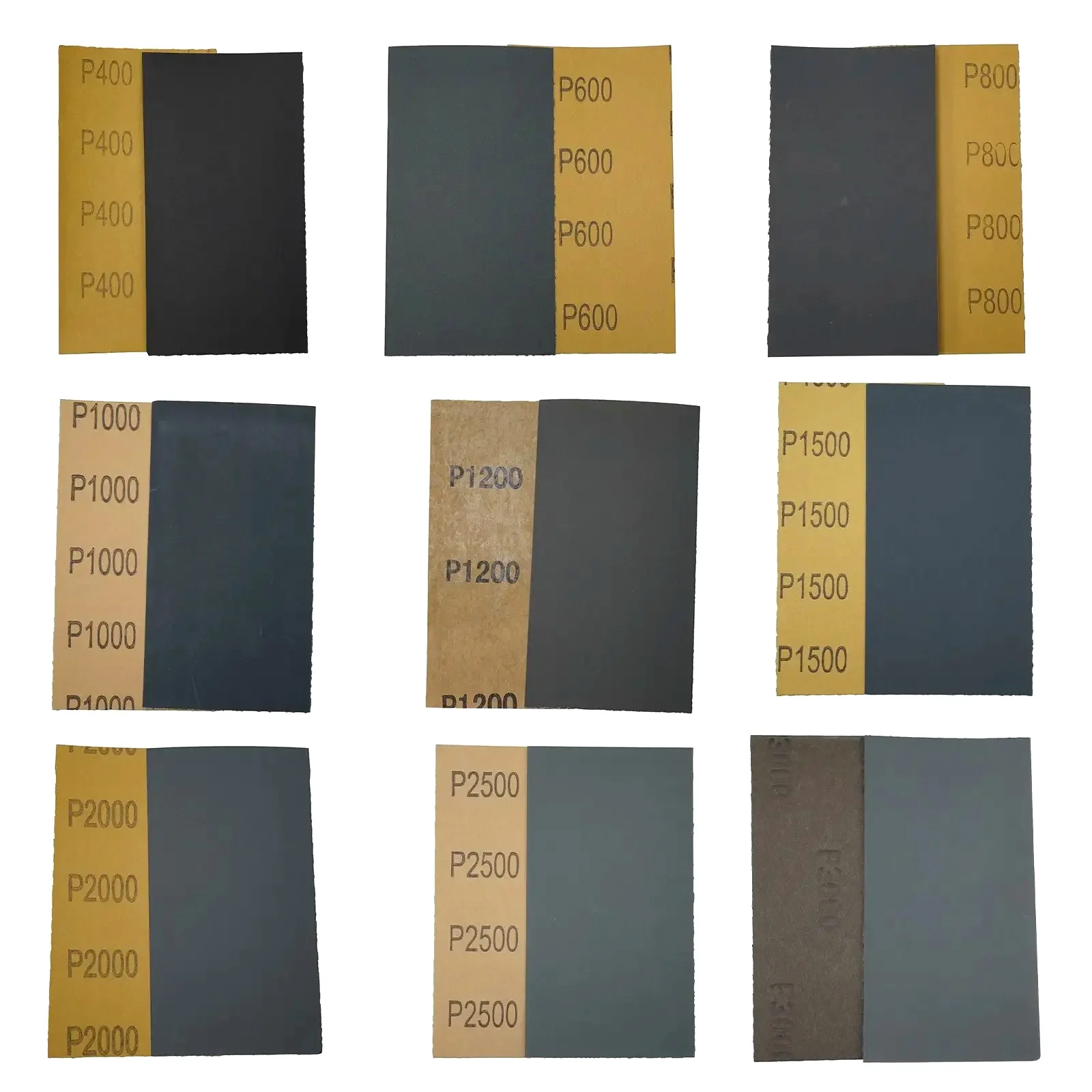 18pc Sandpaper 400-3000grit Sand Paper Water/Dry Sanding Paper Abrasive Tool For Wood Sanding Metal Polishing Sheet Sanding Tool view 5