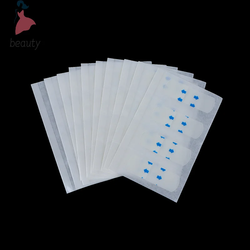 40pcs Invisible V Face Lift Tapes Wrinkle Removal Sticker Face Forehead Neck Sticker Pad Anti Aging Patch Facial Slimming Mask