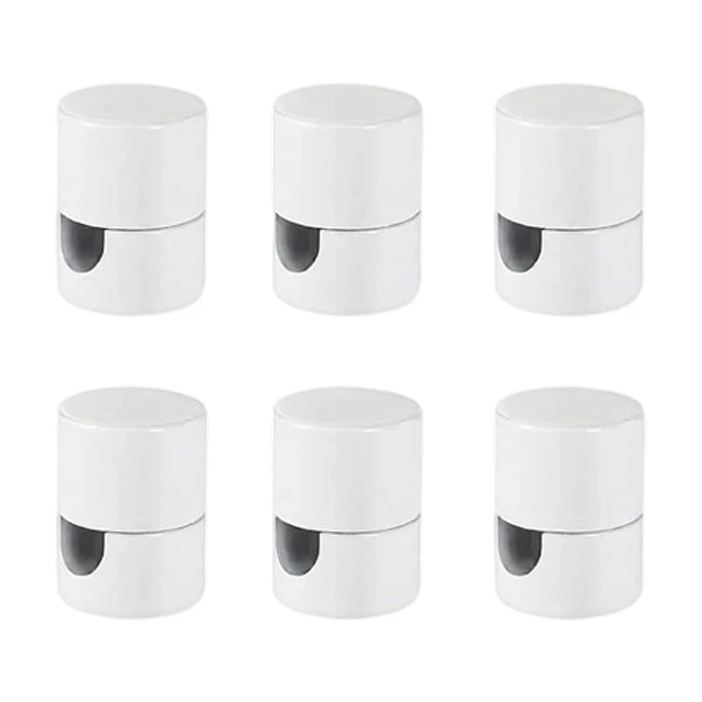 Lighting Fixture Ceiling Hooks Aluminum For Cable Management Hardware 15x20mm Dimensions White or Black 16 Piece Set