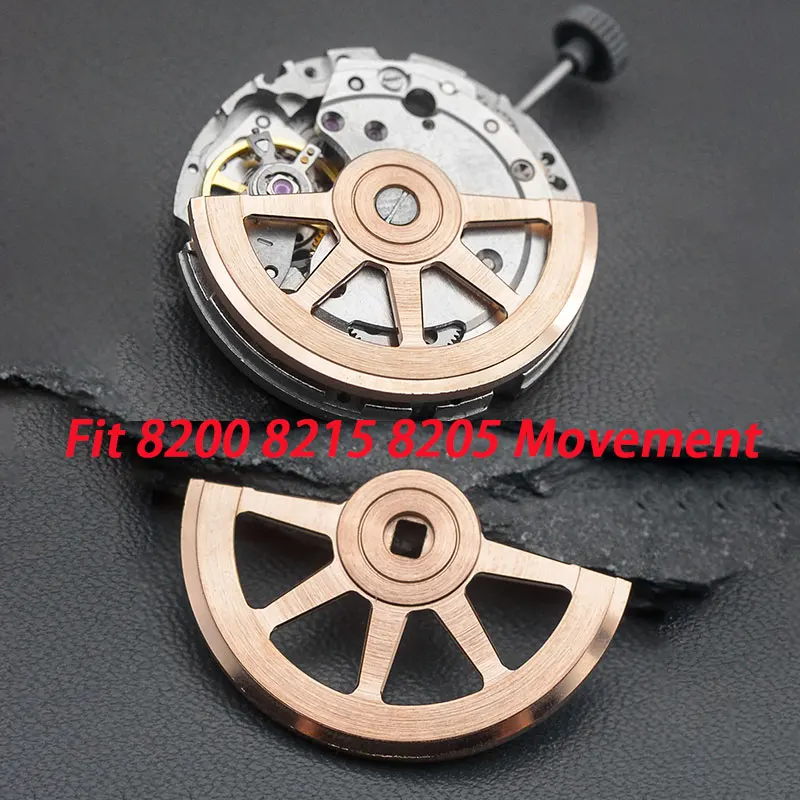 Rose Hammer Metal Oscillating Weight Modified Rotors For 8285 8200 8215 8205 Movements Watch Parts Replacements