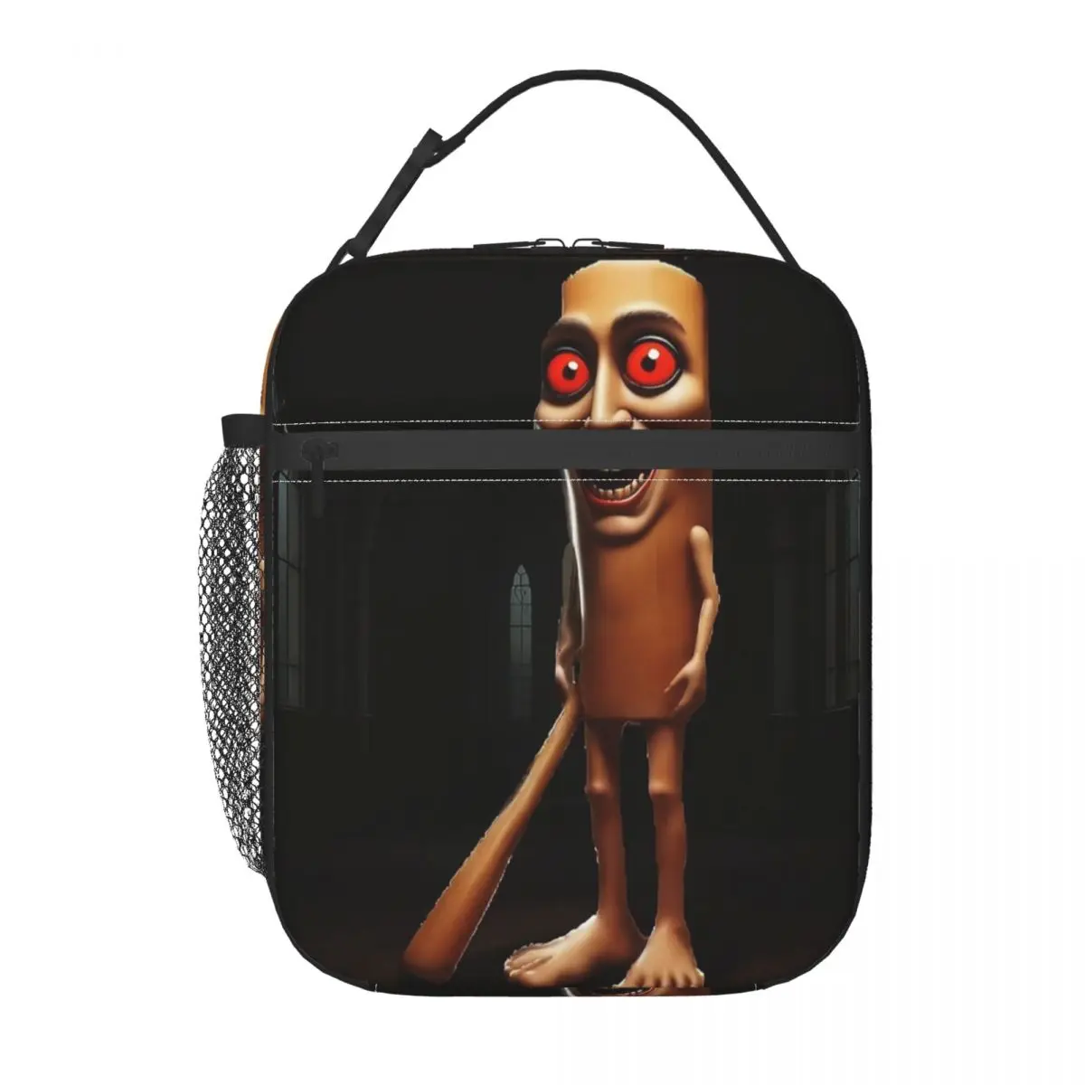 Tung Tung Tung Sahur Crimson Gaze Lunch Bag Portable Insulated Lunch Box Adult Office Cooler Bag Waterproof Thermal Lunch Bags