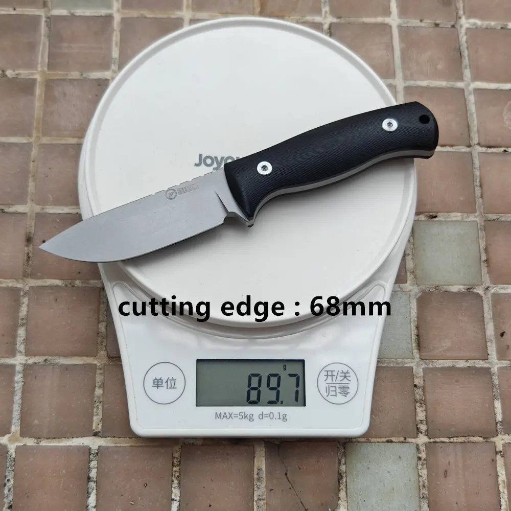

100% SANDVIK 14C28N Steel Fixed Blade Knife DICORIA DK18 G10 Handle KYDEX Sheath Hunt Straight Camping Survival Outdoor EDC Tool