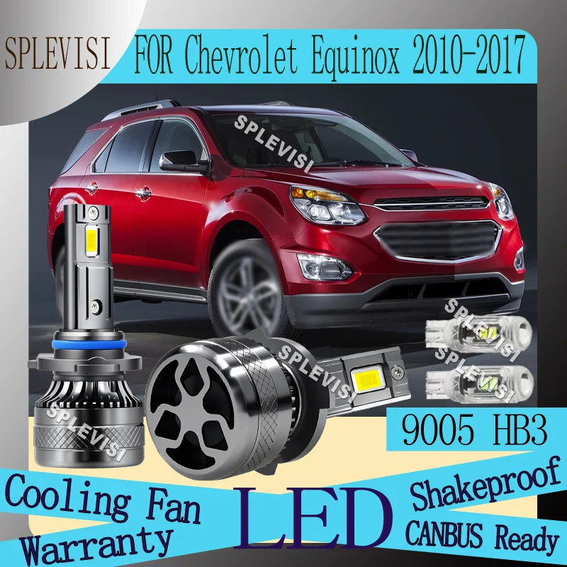 

DC 12V-24V 200W 20000LM High Beam 360-degree beam HEADLIGHT For Chevrolet Equinox 2010 2011 2012 2013 2014 2015 2016 2017