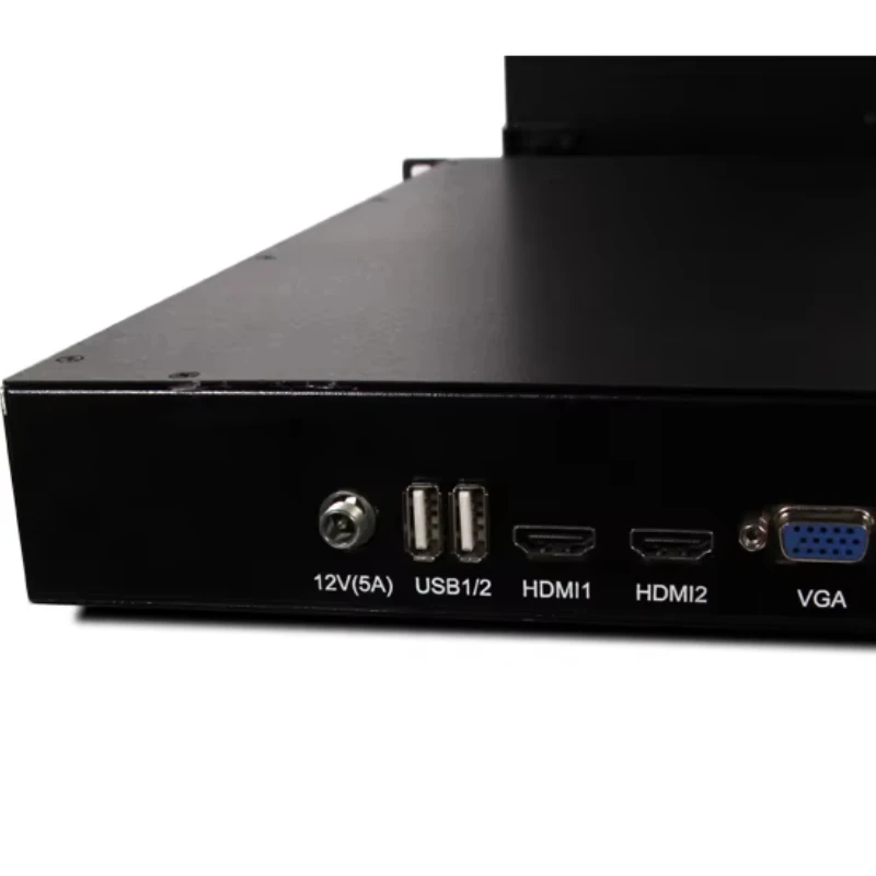 

1U chassis, 17 inch pull-out display, foldable display