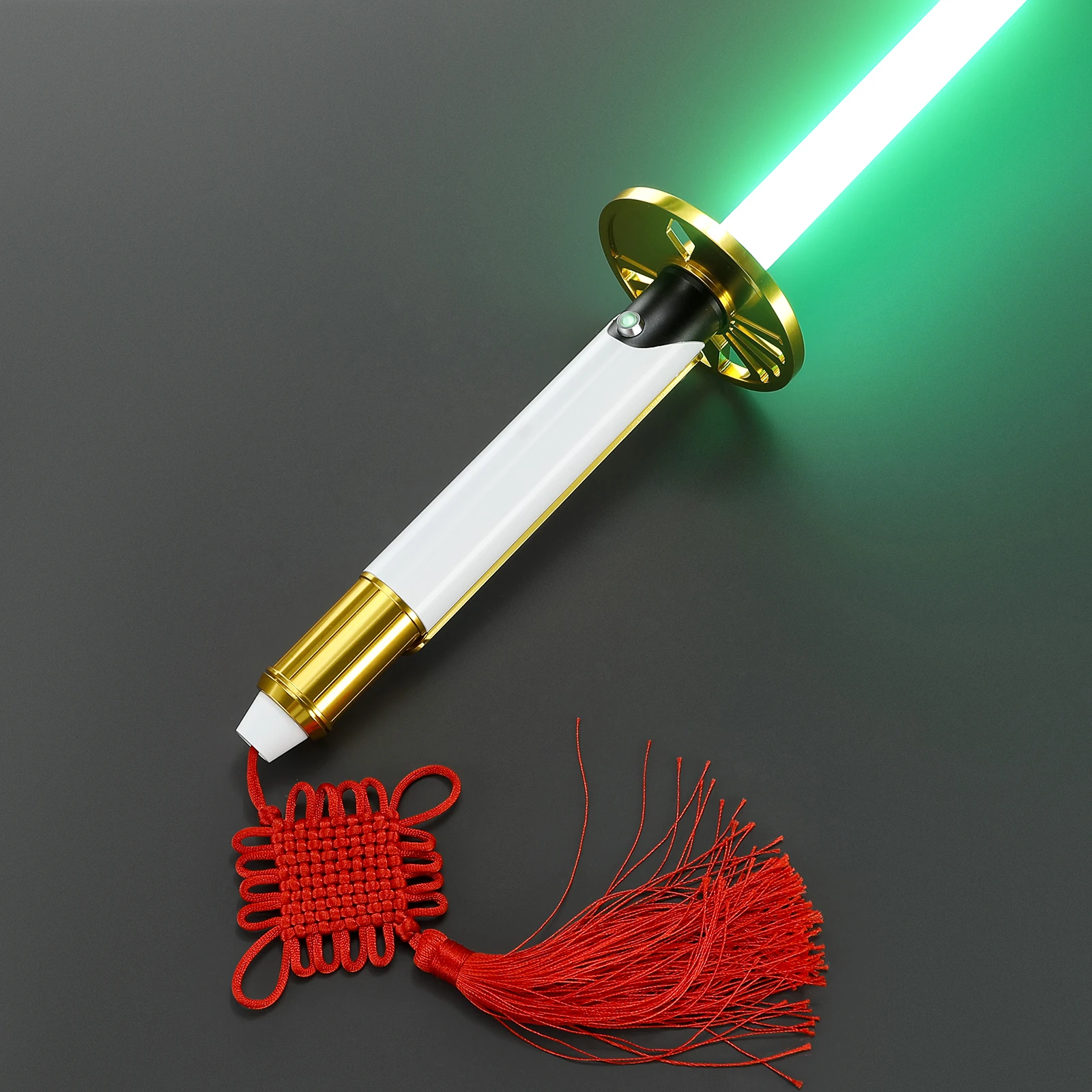 

LGT Saberstudio Lily Tora-Asi Lightsaber Force Heavy Dueling Light Saber Metal Hilt Infinite Color Changing with 34 Sound Fonts