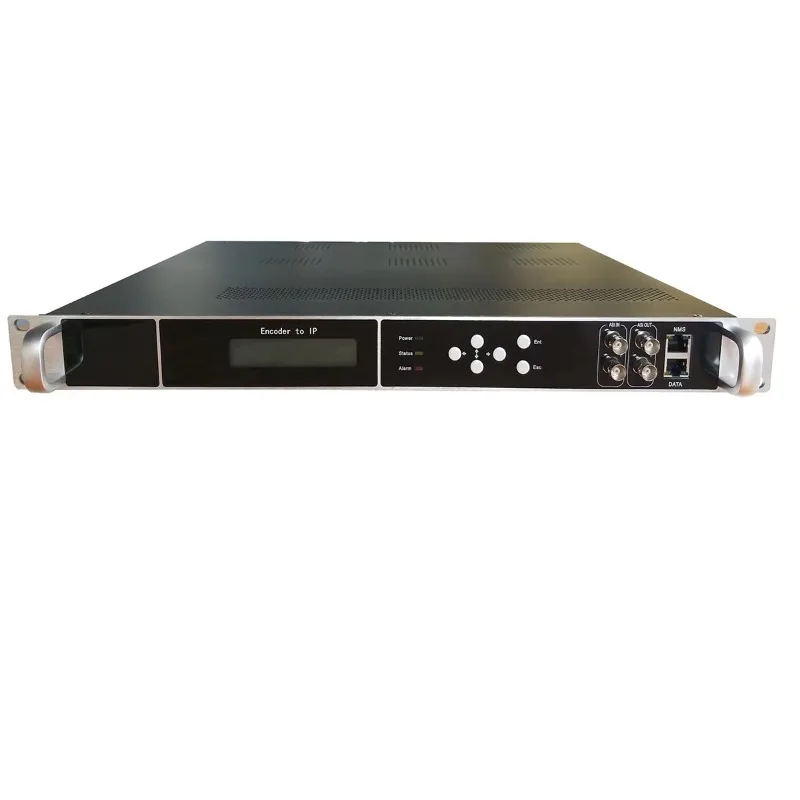 H265 H264 Broadcast TV Equipment 16 Channel HD Encoder with UDP/RTP/RTSP Streaming Subtitle Support IP ASI Output