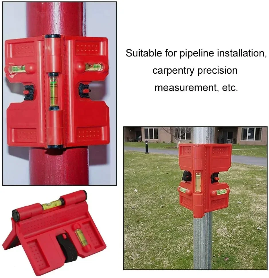 Medidor de ángulo, medidor de nivel de espíritus, inclinómetro magnético, nivel de tubo ajustable de 270 grados, valla, poste, medidor ajustable magnético