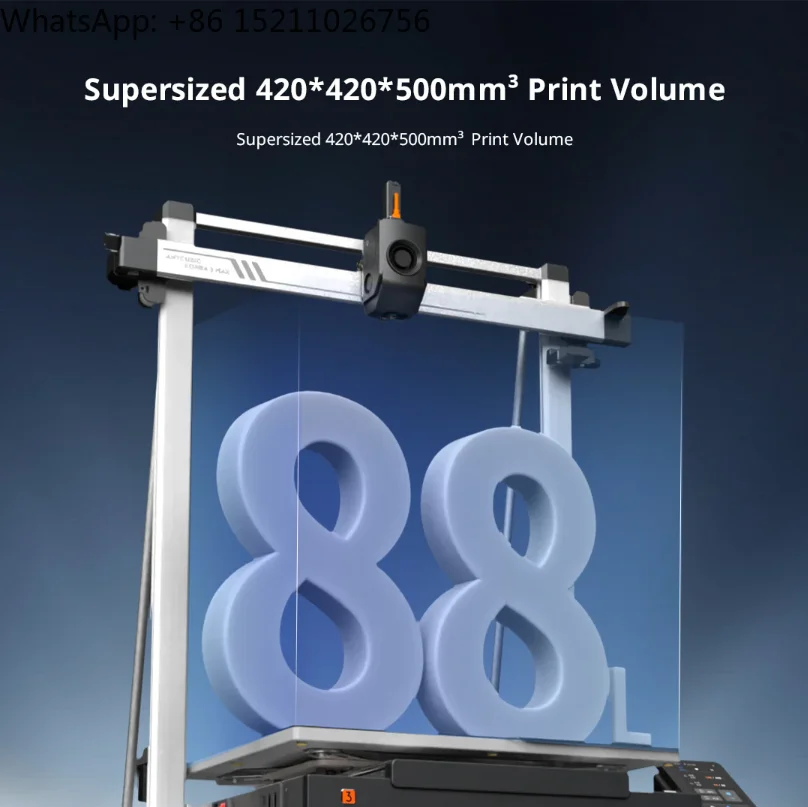 新製品 Anycubic kobra 3 max コンボ 420*420*500 mm ビッグサイズ 3D プリンター、マルチカラー
