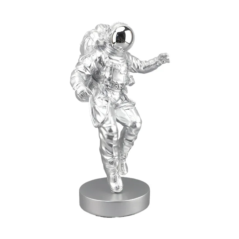 Modern simple and creative astronaut landing large astronaut sculpture ornament living room TV cabinet home decoration
