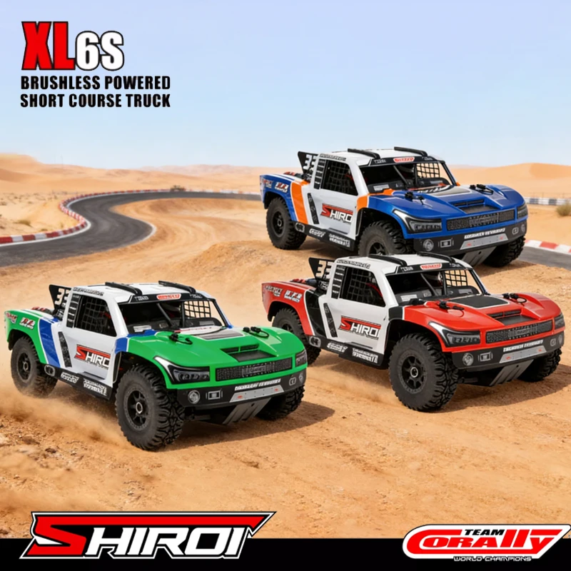 

Радиоуправляемый гоночный грузовик Team Corally SHIROI XP 6S, масштаб 1/8, 4WD, бесщеточный, высокопроизводительный, внедорожный, для коротких трасс, KIT/RTF