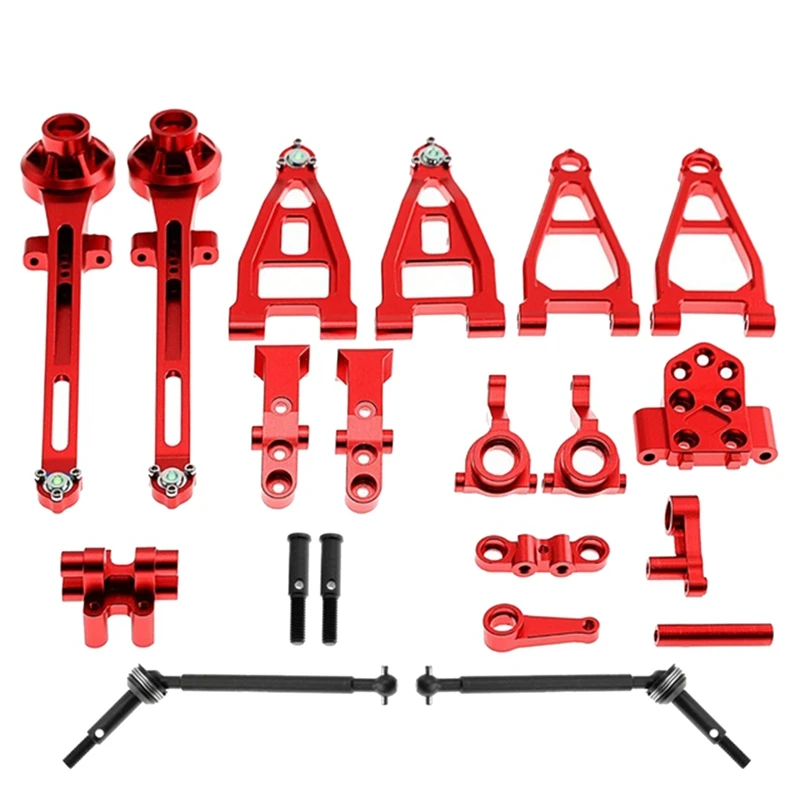 

Metal Modification Accessory Kit Suspension Arms Steering Knuckle Set For Tamiya BBX BB01 Tamiya BB-01 Replacement Parts