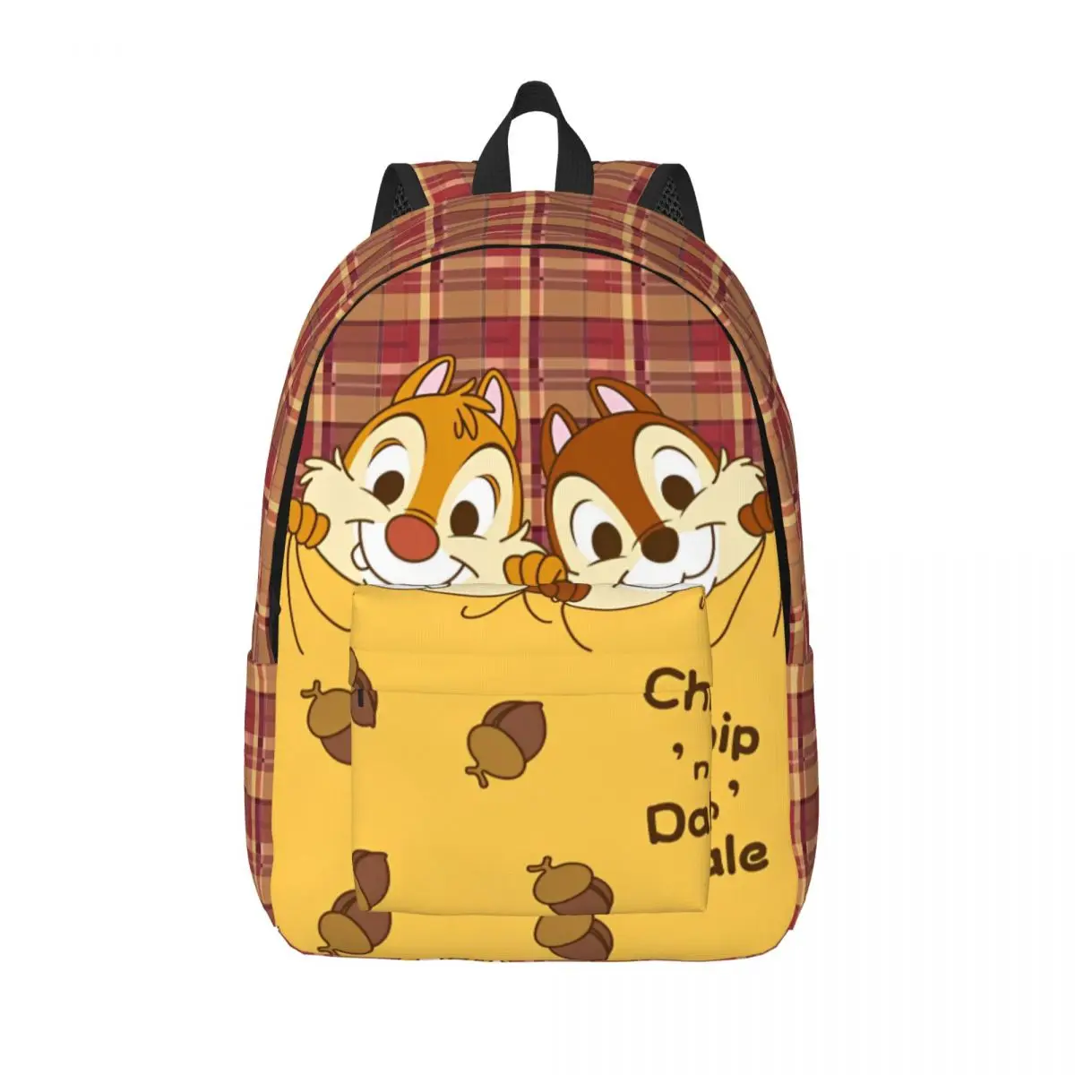 

Chip Dale Pinecone Cartoon Backpack Men Women Fashion High School Business Daypack Cute Tamias Laptop Computer Shoulder Bag Gift