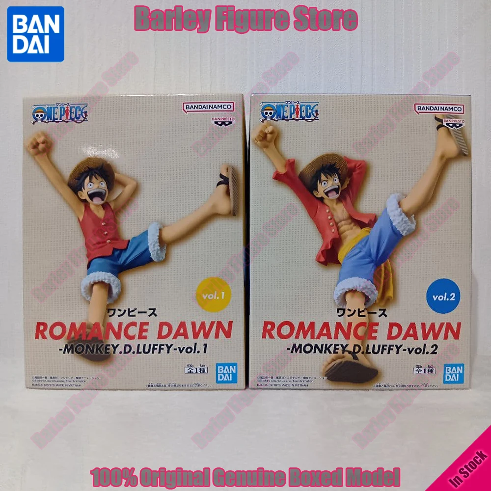 

BANPRESTO One Piece ROMANCE DAWN Monkey D Luffy Vol.1 Vol.2 Anime Action Figure Desktop Decor Ornament Collectible Model Gift