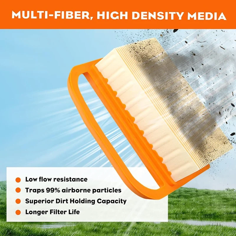 A03F Air Filter Kit Replacement for TS420 TS410 TS420-Z TS410-Z Concrete Cut Off Saw Tune-Up Kit
