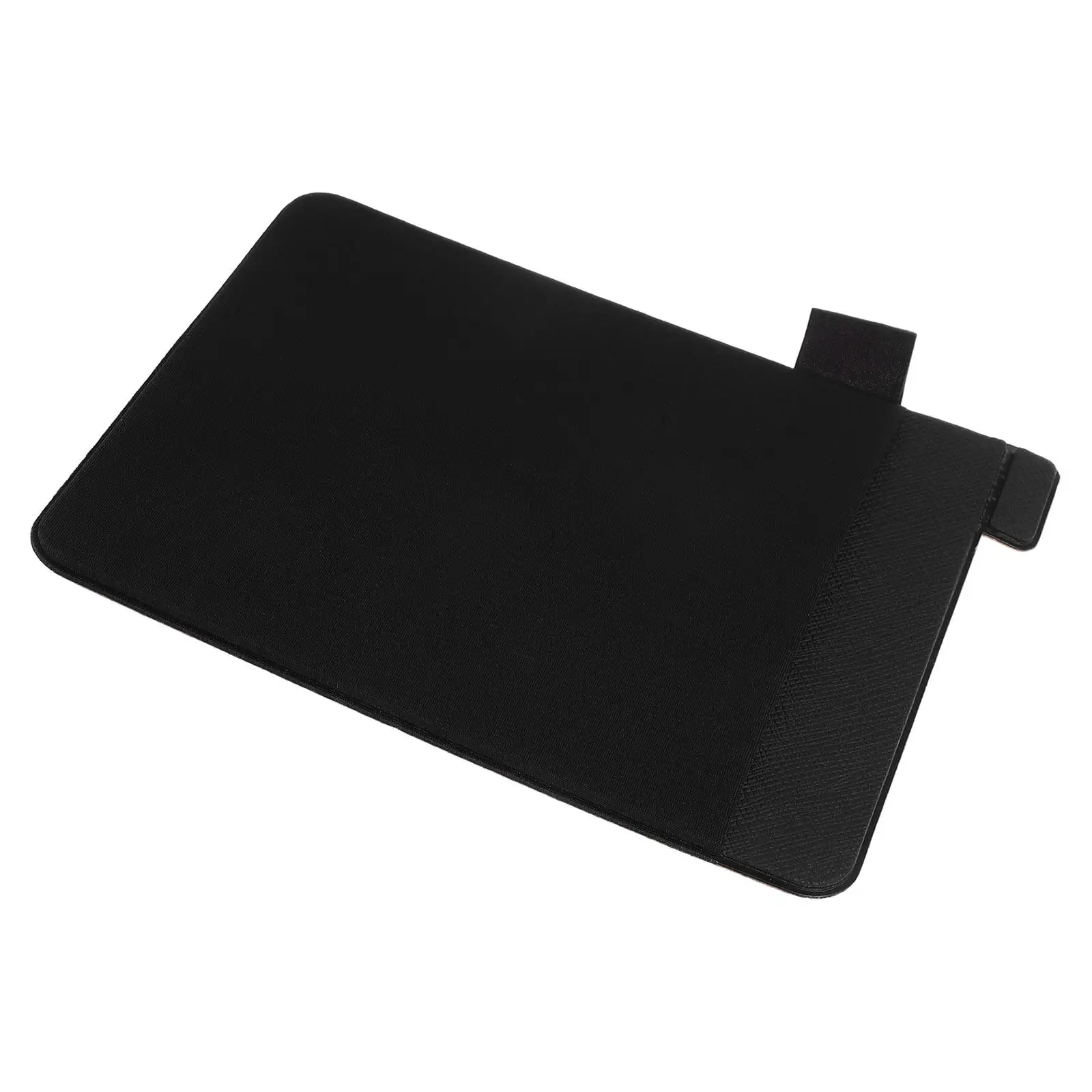 Adhesive Mouse Holder for Laptop Portable Stick-on Sleeve Pouch with Pen Slot Travel Mouse Storage Bag for Office School