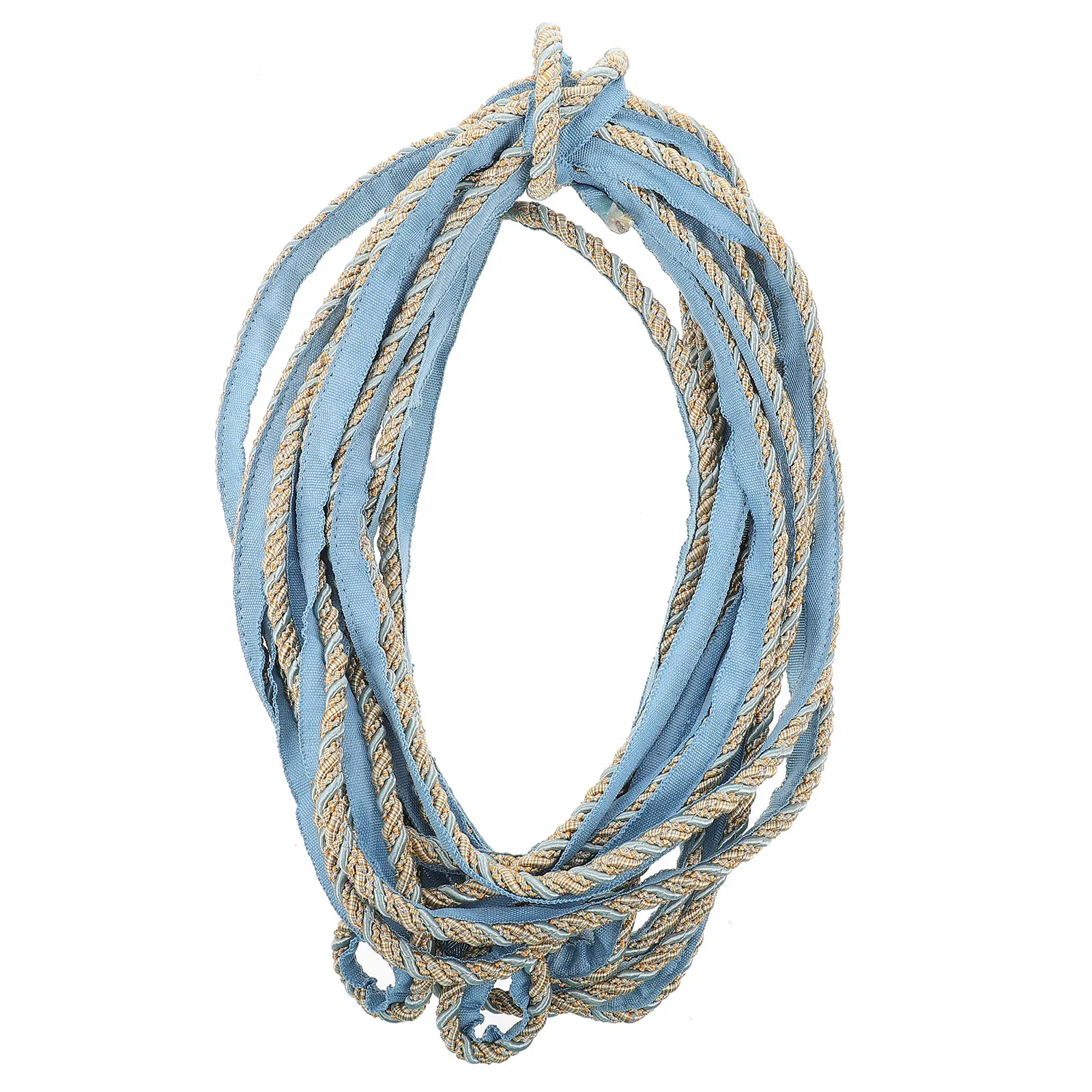 

DIY Sofa Cushion Decorative Rope Four Braided Design Polyester Twisted Trim Cord Long Lasting and Practical for Home Decor