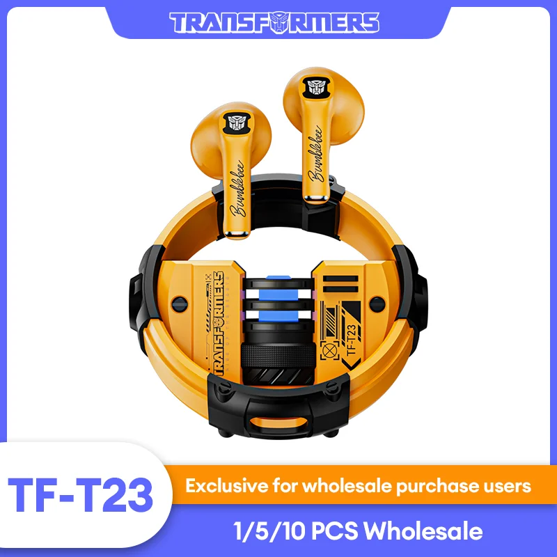 

Business TRANSFORMERS TF-T23 Wireless Sport Earphones Bluetooth 5.4 Noise Reduction Low Latency Headphones Gaming Gamer Earbuds